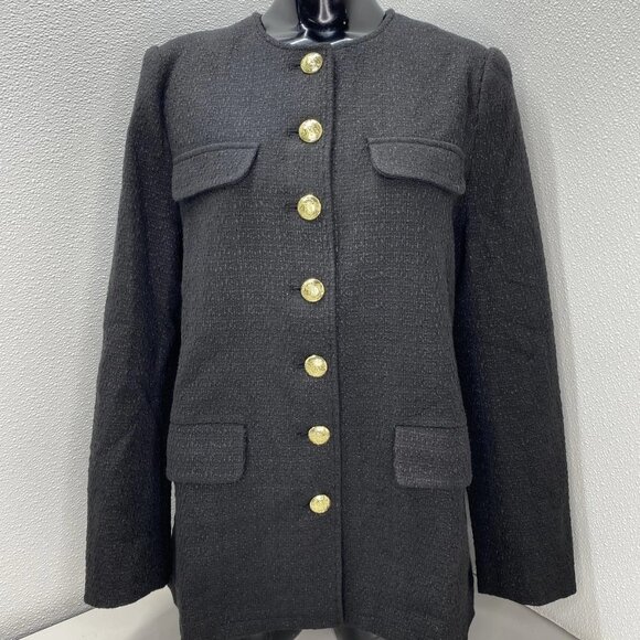 Pomander Place Women’s “Jennings” Tweed Button-Down Jacket - Picture 1 of 11